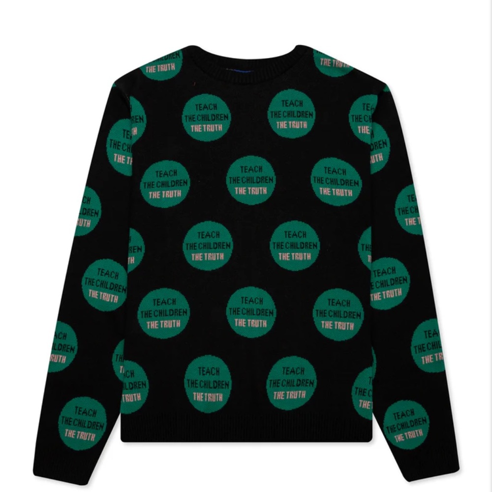 AWAKE TRUTH PULLOVER SWEATER - BLACK